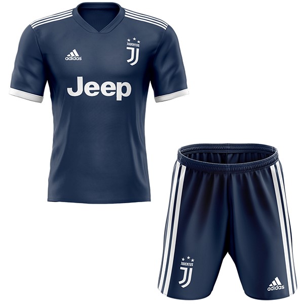 Trikot Juventus Auswarts Kinder 2020-21 Blau